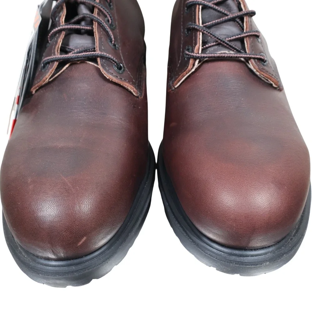 Red Wing 4412 Work Boots Mens 12 E2 Brown Leather Steel Toe Made in USA